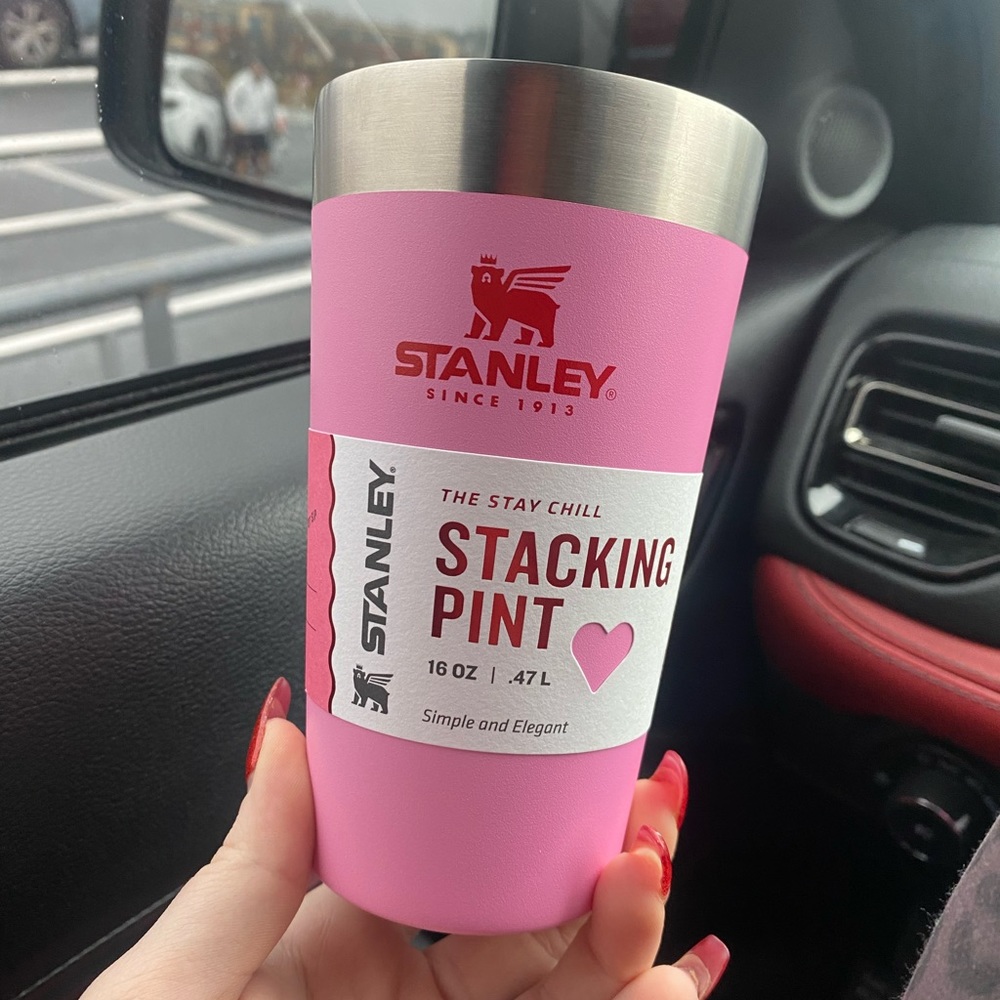 NWT Valentines Stanley Cotton Candy stacking pint Limited edition 16oz
